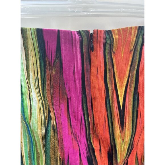 Worthington Womens Size 6 Multicolor Abstract Pencil Skirt Stretch Career Office - Picture 4 of 6